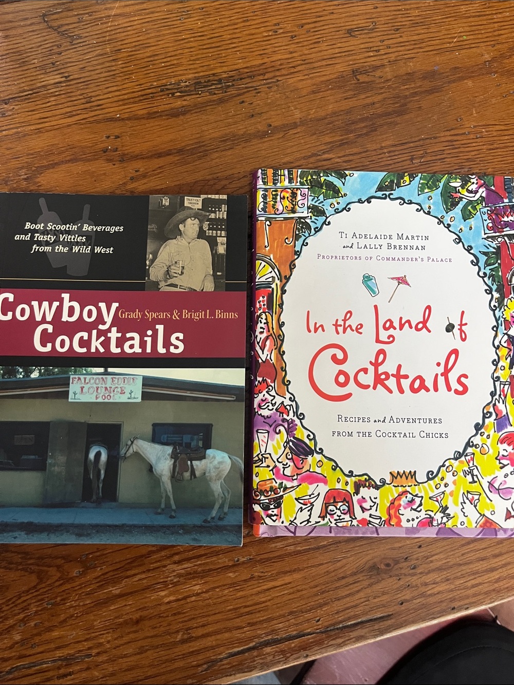 Cocktail cookbooks